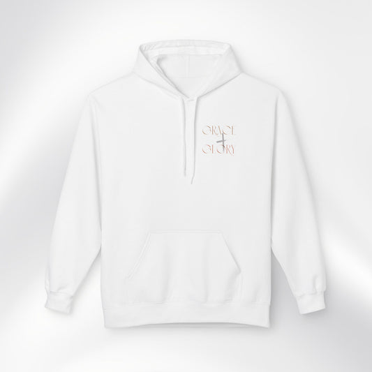 Grace + Glory Unisex Midweight Softstyle Fleece Hoodie - Signature Collection, Cozy Faith-Based Apparel