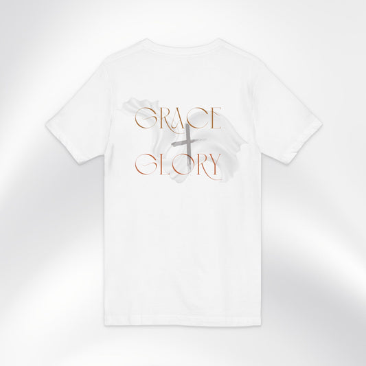 Grace + Glory Unisex V-Neck Tee - Signature Collection