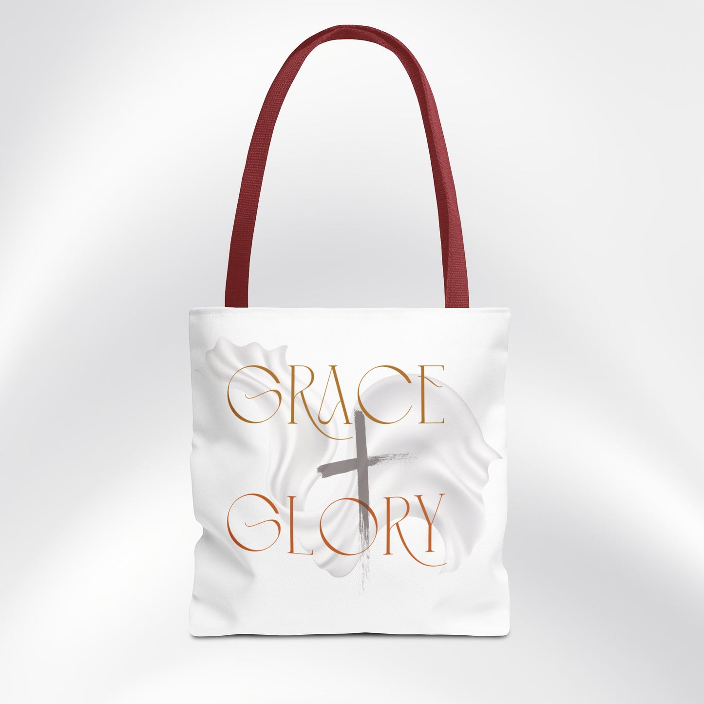 Grace + Glory Tote Bag - Signature Collection, Timeless, Faith-Inspired Tote Bag - Gift Idea for Him and Her - Events, Conferences, Holidays, Birthdays and Everyday