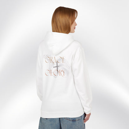 Grace + Glory Unisex Midweight Softstyle Fleece Hoodie - Signature Collection, Cozy Faith-Based Apparel