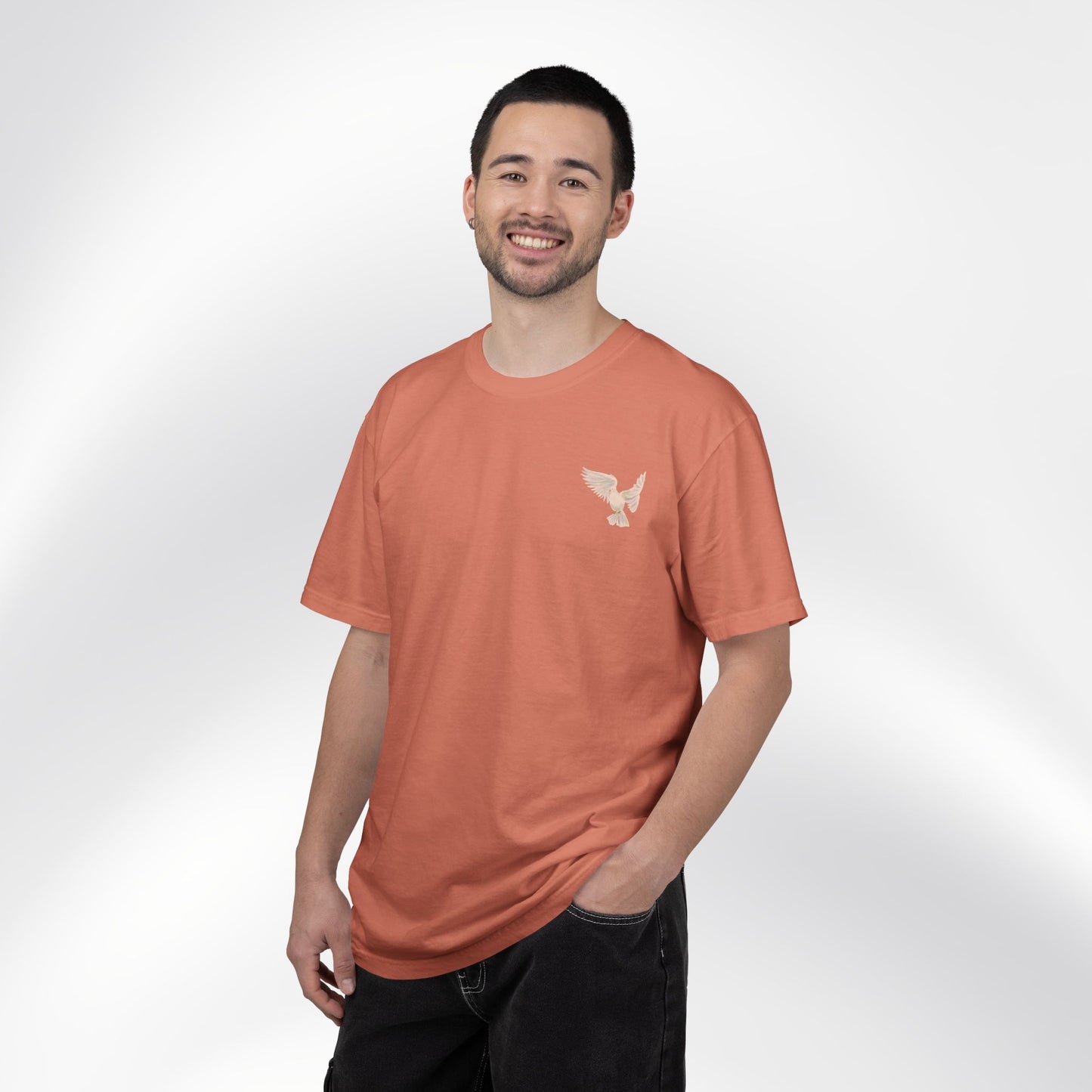 "Look back and thank God, look forward and trust God." — Unisex T-Shirt