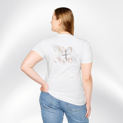 Grace + Glory Unisex T-Shirt - Signature Collection, Faith-Based Tee, Christian Apparel