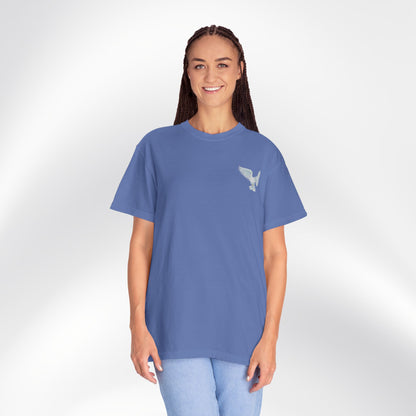 "Look back and thank God, look forward and trust God." — Unisex T-Shirt