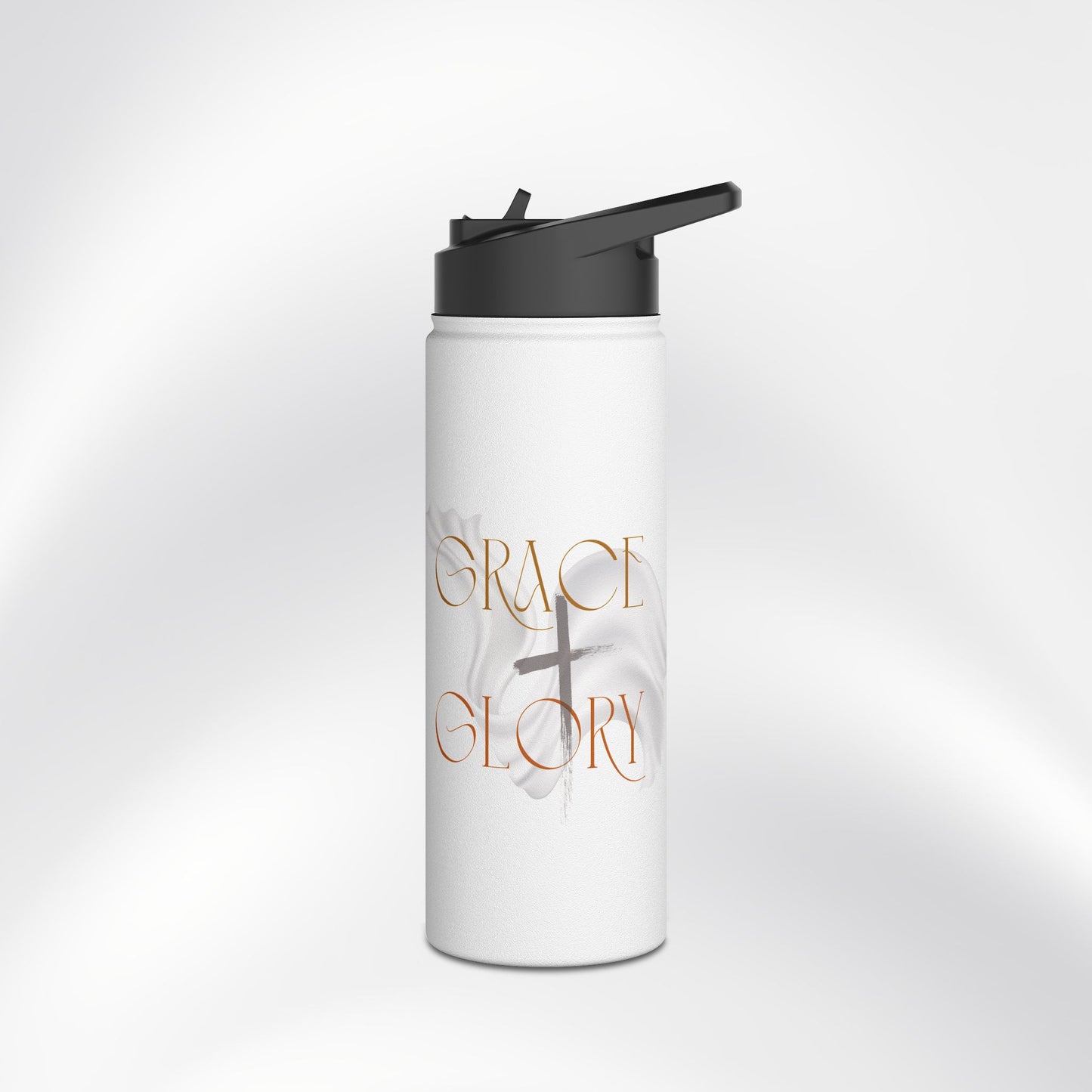 Grace + Glory Stainless Steel Water Bottle - Signature Collection