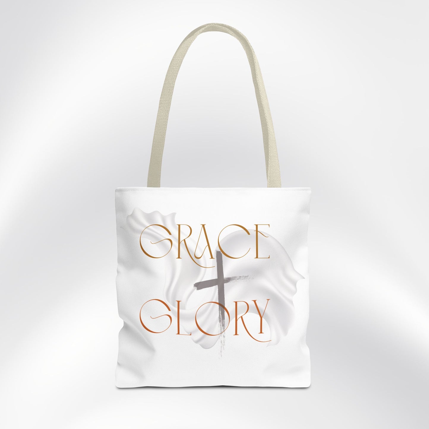 Grace + Glory Tote Bag - Signature Collection, Timeless, Faith-Inspired Tote Bag - Gift Idea for Him and Her - Events, Conferences, Holidays, Birthdays and Everyday
