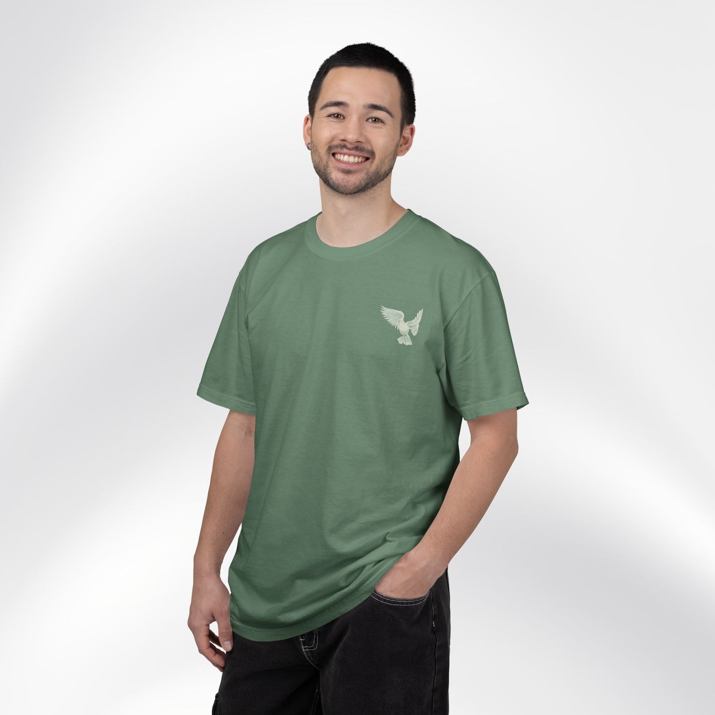 "Look back and thank God, look forward and trust God." — Unisex T-Shirt