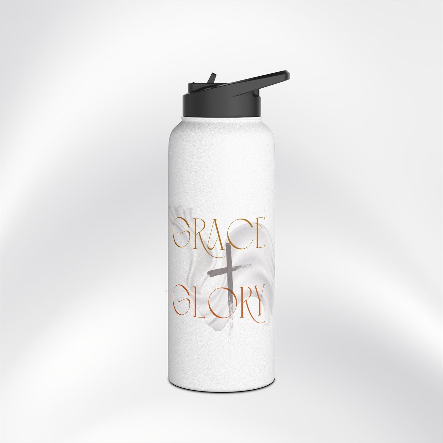 Grace + Glory Stainless Steel Water Bottle - Signature Collection