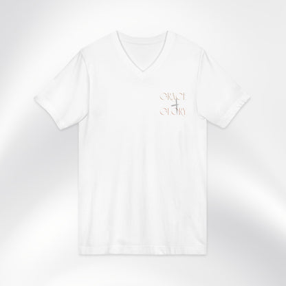 Grace + Glory Unisex V-Neck Tee - Signature Collection