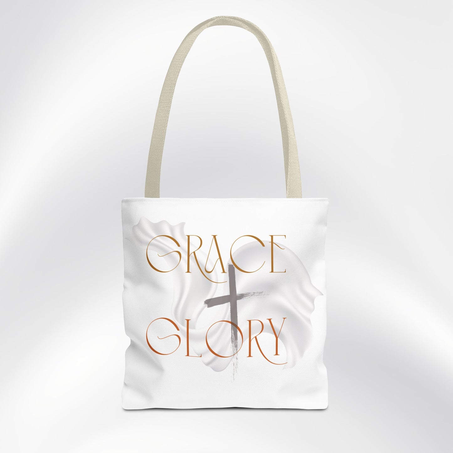 Grace + Glory Tote Bag - Signature Collection, Timeless, Faith-Inspired Tote Bag - Gift Idea for Him and Her - Events, Conferences, Holidays, Birthdays and Everyday