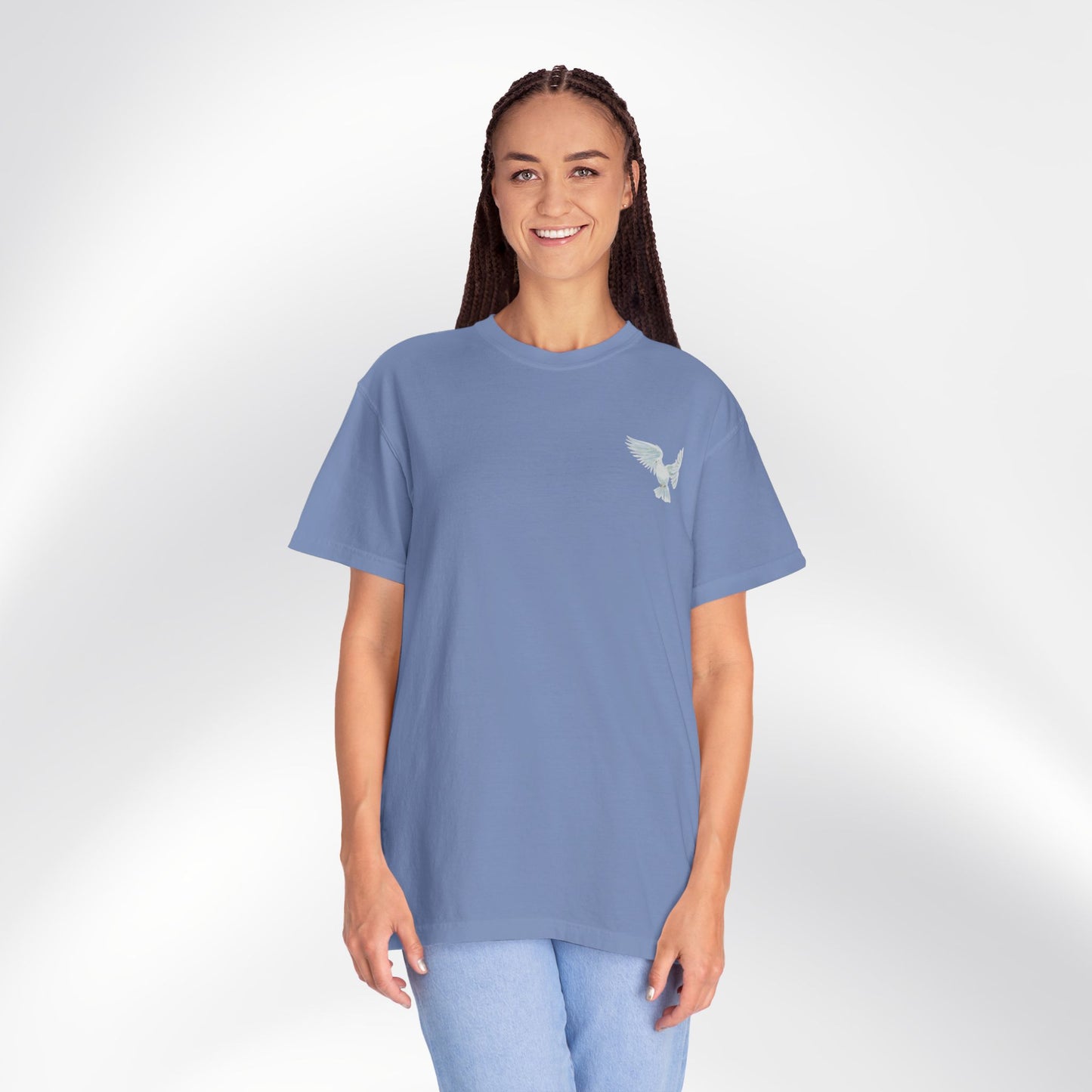 "Look back and thank God, look forward and trust God." — Unisex T-Shirt