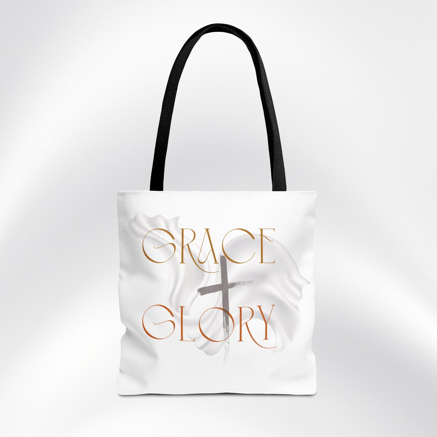 Grace + Glory Tote Bag - Signature Collection, Timeless, Faith-Inspired Tote Bag - Gift Idea for Him and Her - Events, Conferences, Holidays, Birthdays and Everyday