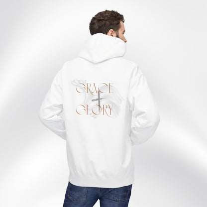 Grace + Glory Unisex Midweight Softstyle Fleece Hoodie - Signature Collection, Cozy Faith-Based Apparel