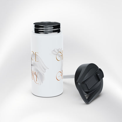 Grace + Glory Stainless Steel Water Bottle - Signature Collection