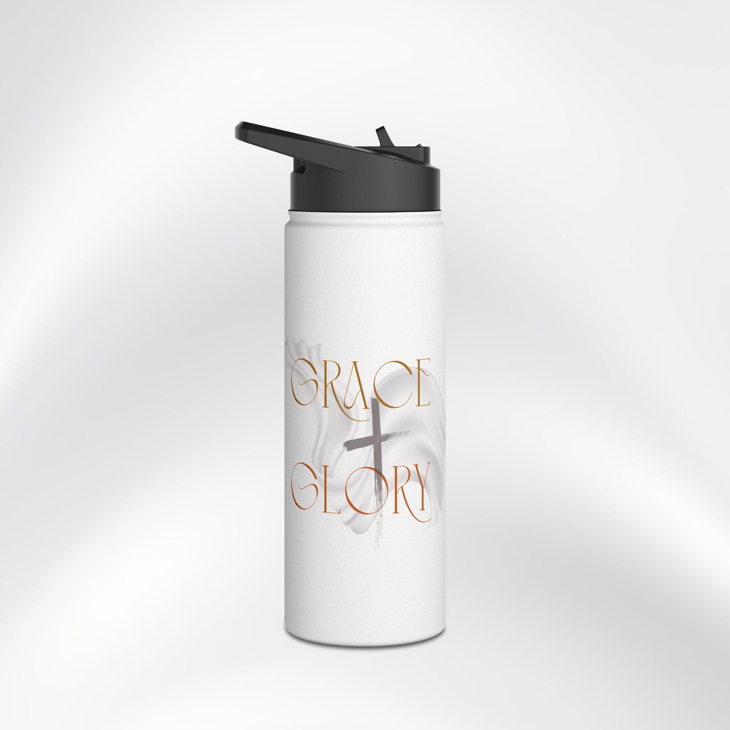Grace + Glory Stainless Steel Water Bottle - Signature Collection