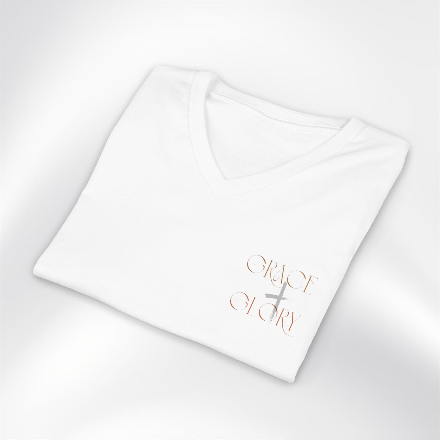 Grace + Glory Unisex V-Neck Tee - Signature Collection