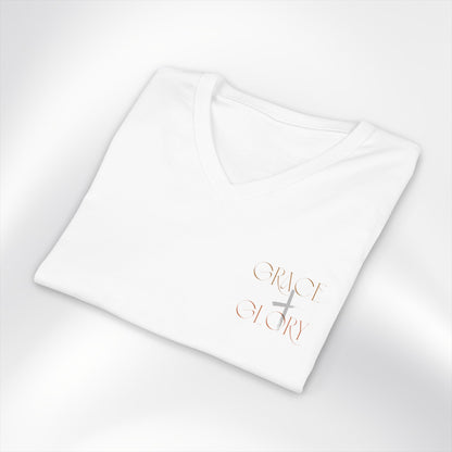 Grace + Glory Unisex V-Neck Tee - Signature Collection