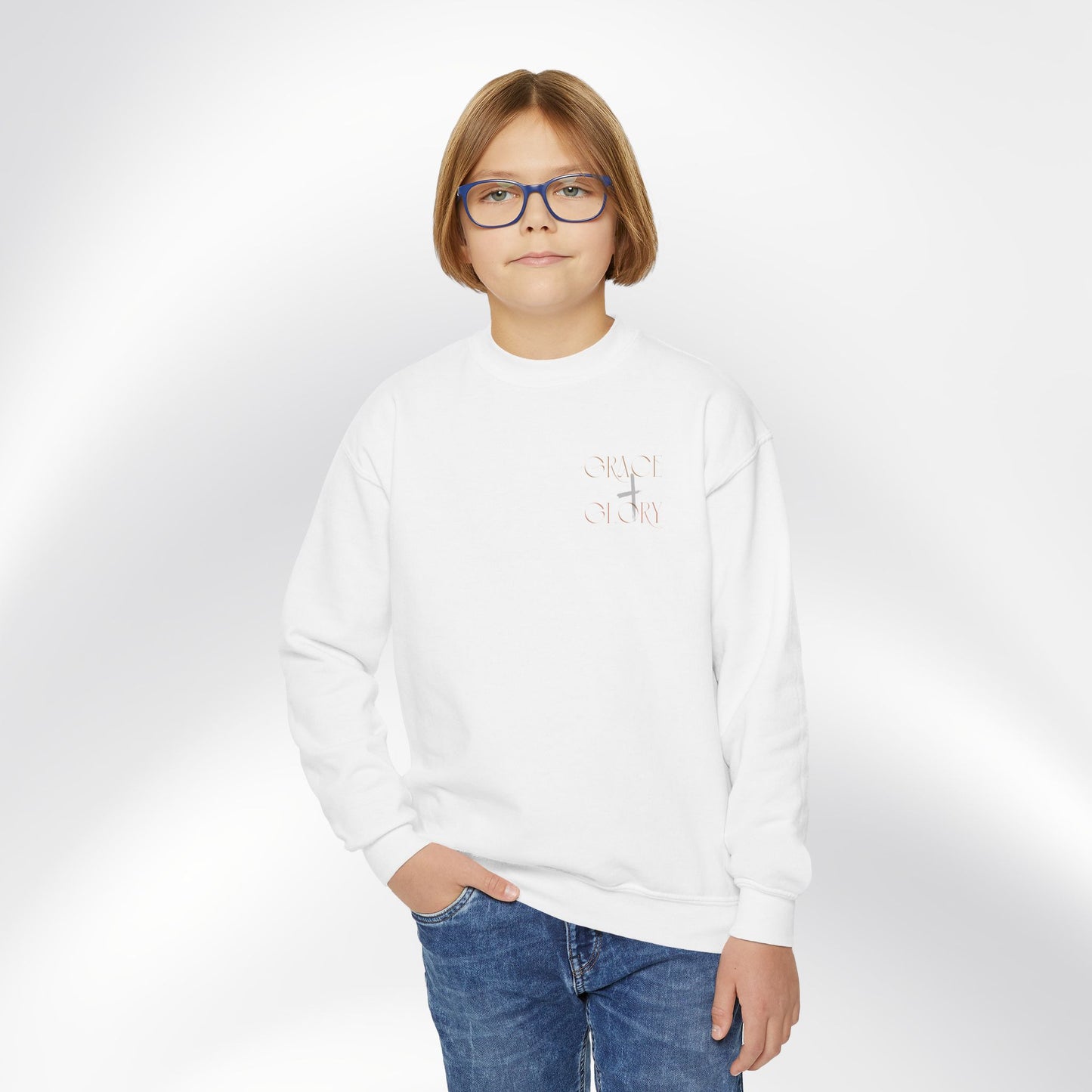 Grace + Glory Kids/Youth Crewneck Sweatshirt - Signature Collection