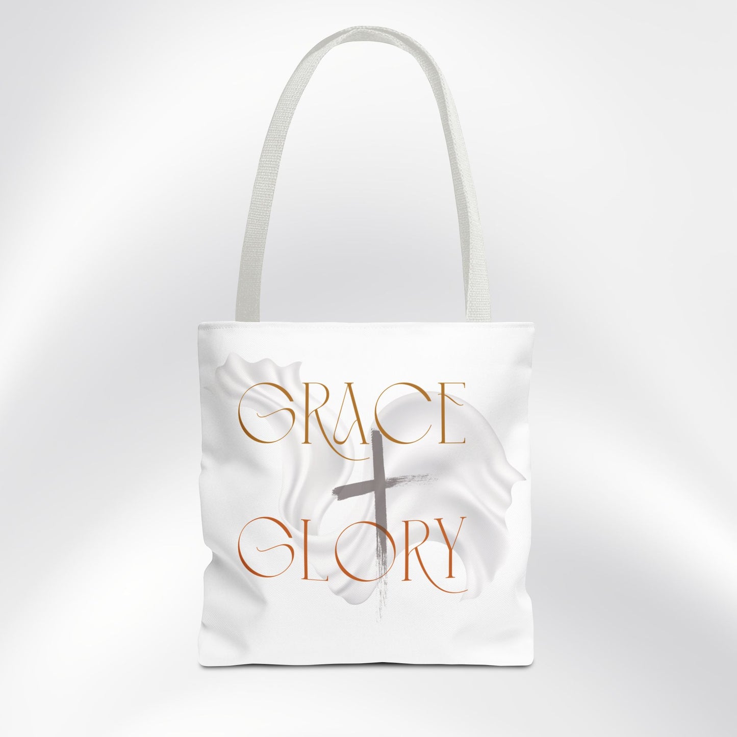 Grace + Glory Tote Bag - Signature Collection, Timeless, Faith-Inspired Tote Bag - Gift Idea for Him and Her - Events, Conferences, Holidays, Birthdays and Everyday