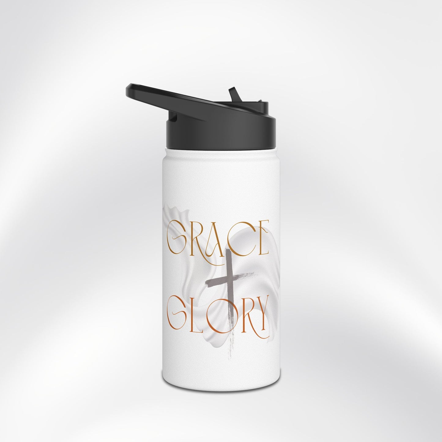 Grace + Glory Stainless Steel Water Bottle - Signature Collection