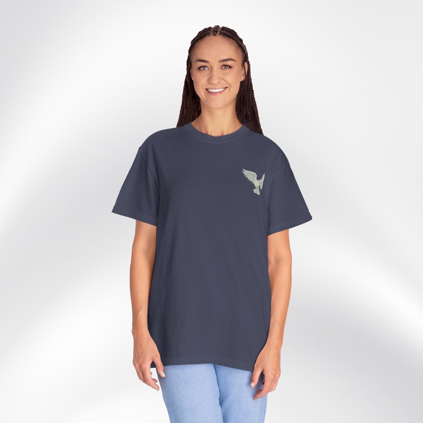 "Look back and thank God, look forward and trust God." — Unisex T-Shirt