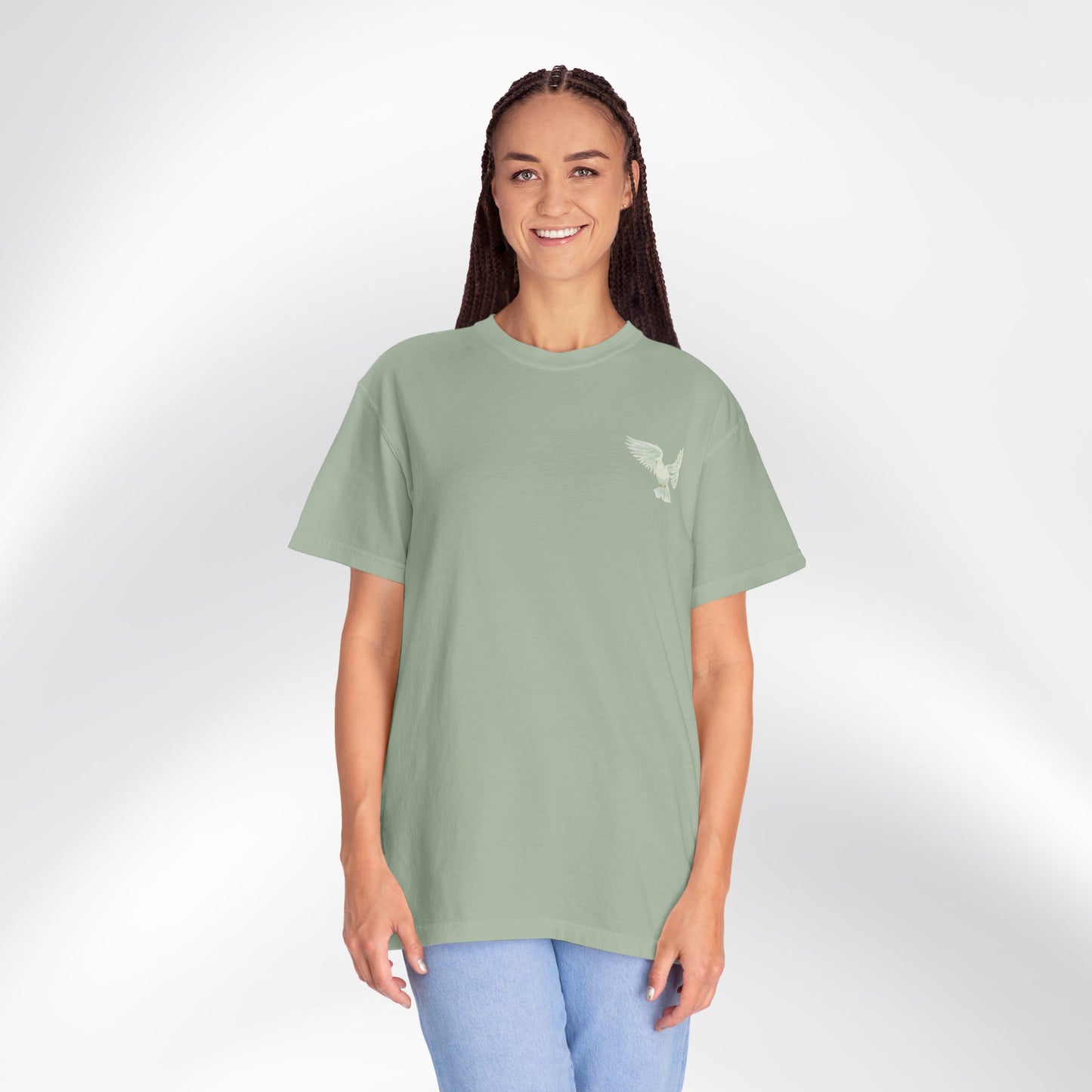 "Look back and thank God, look forward and trust God." — Unisex T-Shirt