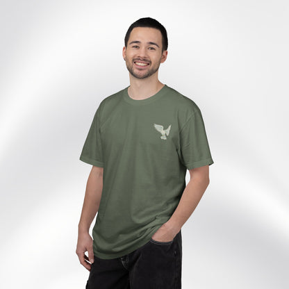 "Look back and thank God, look forward and trust God." — Unisex T-Shirt