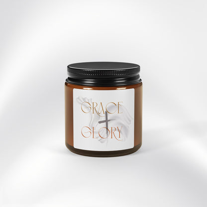 Grace + Glory Scented Soy Candle - Signature Collection, Relaxing Aromatherapy, Elegant Decor, Gift Idea, Home Fragrance, Self-Care Essentials